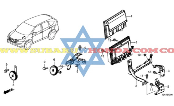 Computador Honda CRV 2013