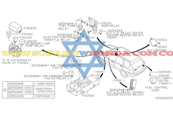 Computadora Subaru Forester 2003 catalogo