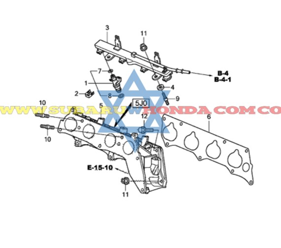 Inyectores de gasolina Honda CR-V 2013