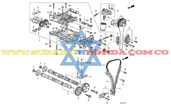 Kit de repartición Honda CRV 2013