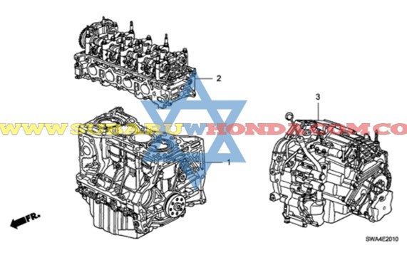 Motor completo CRV 2010