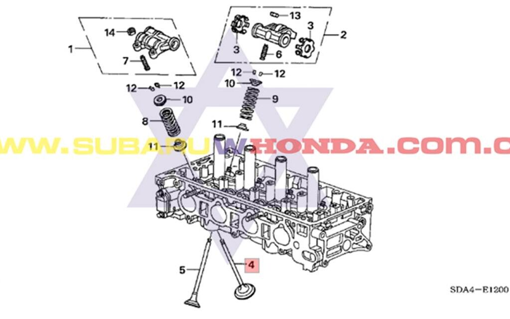Válvulas admisión Honda CRV 2011