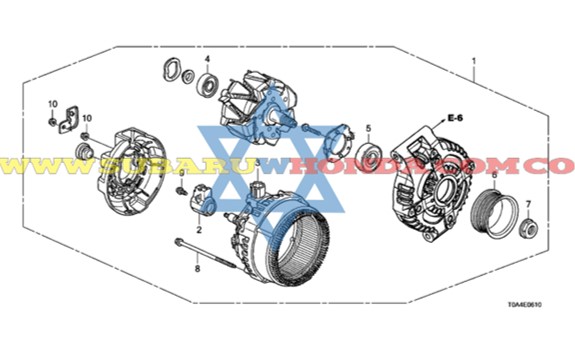 Alternador Honda CRV 2014