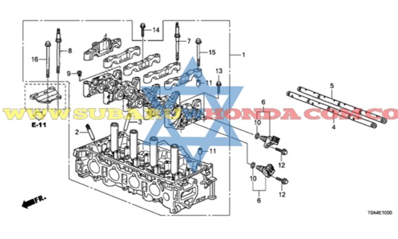 Guías válvulas Honda CRV 2014