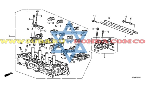 Guías válvulas Honda CRV 2015