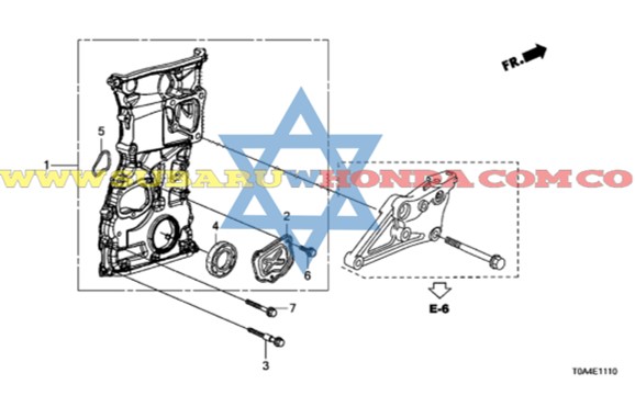 Retén cigueñal pequeño Honda CRV 2014