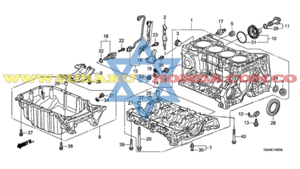 Sensor de detonación Honda CRV 2014