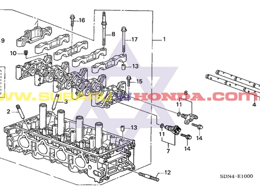Sensor de eje de levas Honda CRV 2013