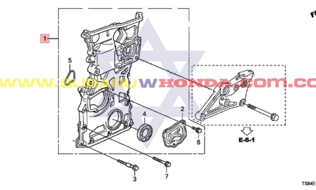 Tapa repartición Honda CRV 2014