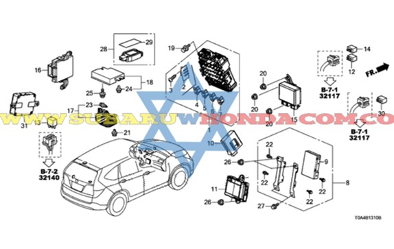 Correa del alternador Honda CRV 2018