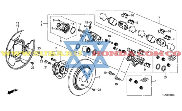 Rodamientos traseros Honda CRV 2019