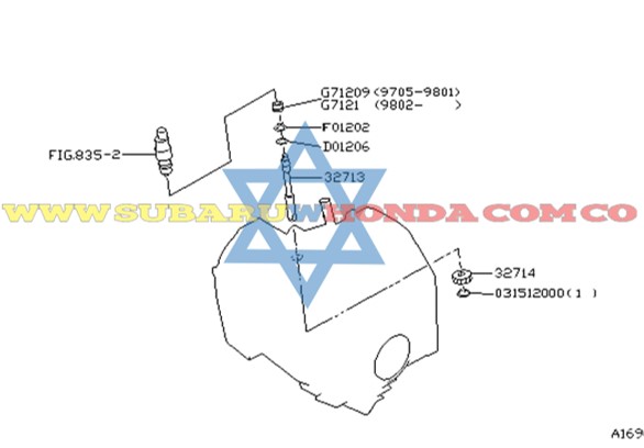 Sensor velocímetro Forester 2000