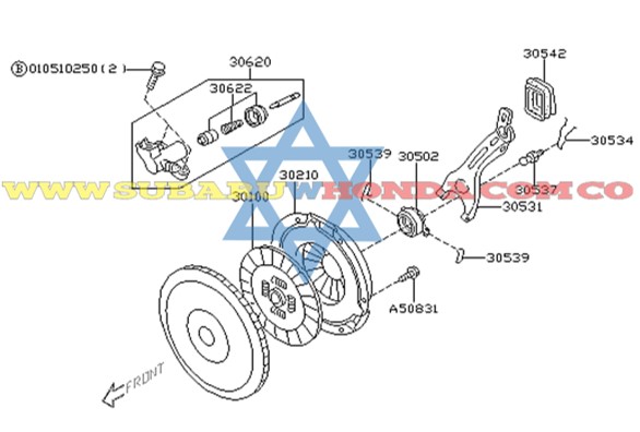 Balinera de clutch Forester 2004
