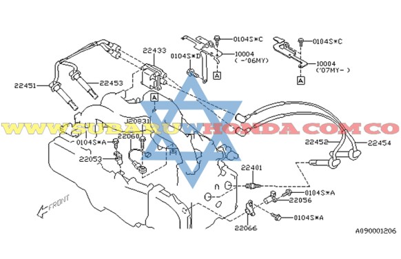 Bobina Subaru Forester 2003