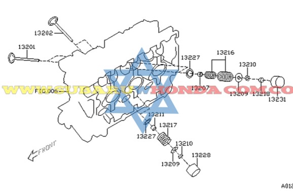 Válvulas admisión Forester 2003