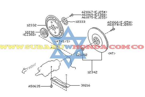 Disco plato automático Forester 2005