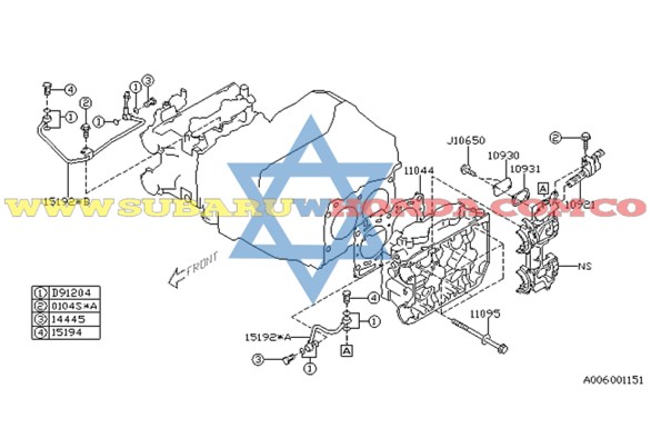Empaque culata Forester 2006