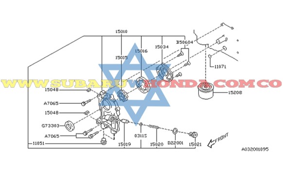 Retén bomba de aceite Forester 2005