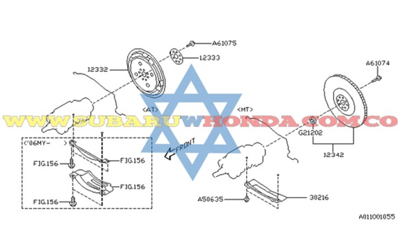 Válvulas escape Forester 2004