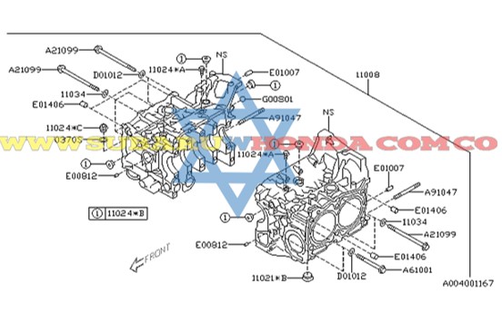 Bloque Subaru Forester 2009