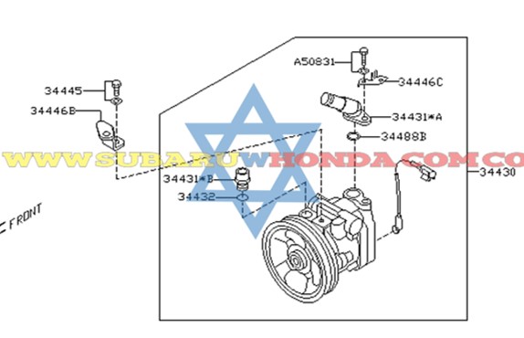Bomba dirección Forester 2007