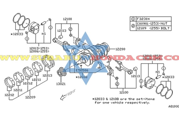Cigueñal Subaru Forester 2009