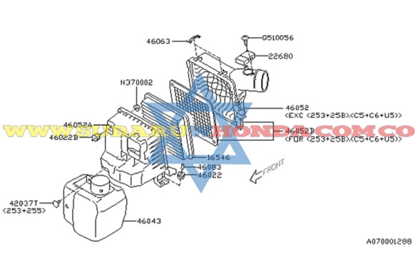 Filtro de aire Forester 2009