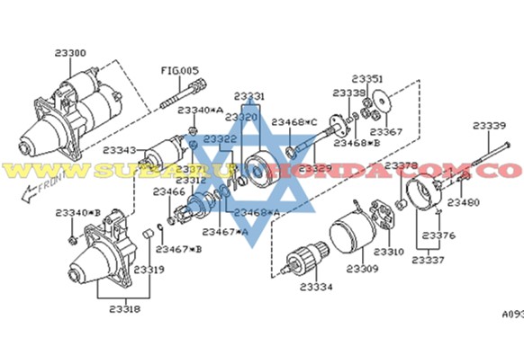 Motor de arranque Forester 2008