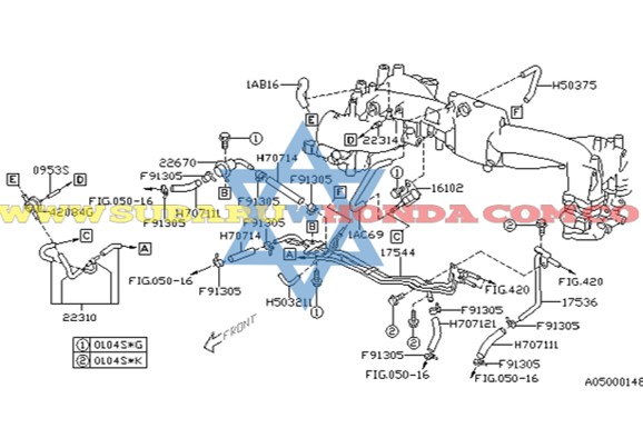 Regulador gasolina Forester 2008