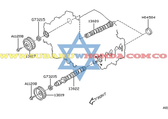 Retén eje de levas Forester 2008