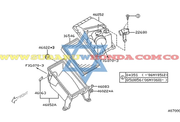 Sensor IAC Forester 2006