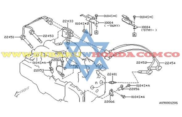 Sensor golpeteo Forester 2008