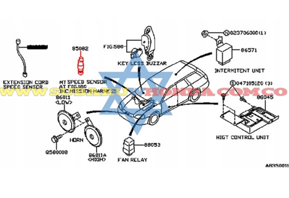 Sensor golpeteo Forester 2009