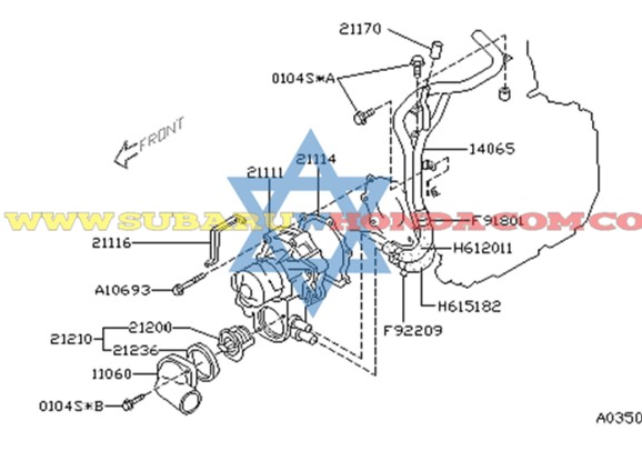 Termostato Subaru Forester 2008