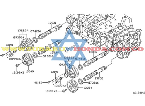 Arbol de levas Forester 2012