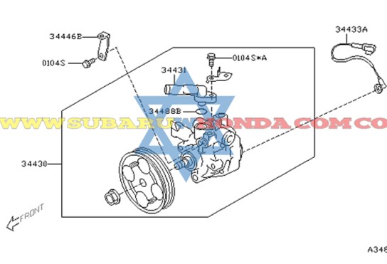 Bomba dirección Forester 2011