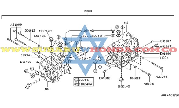 Camisas subaru Forester 2011
