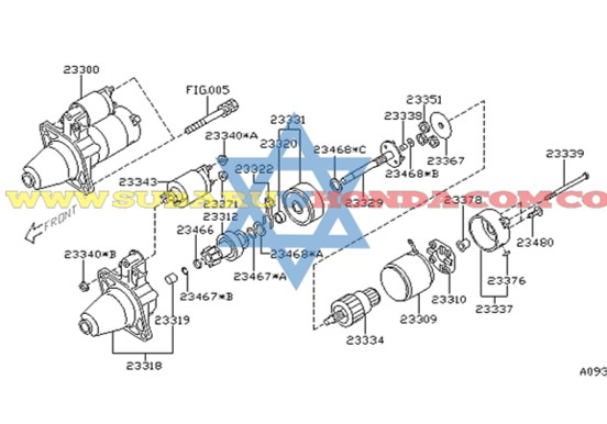 Motor de arranque Forester 2011