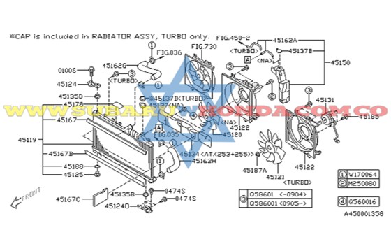 Radiador Subaru Forester 2011