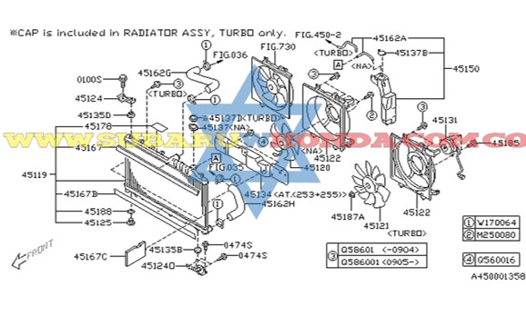 Tarro auxiliar agua Forester 2012