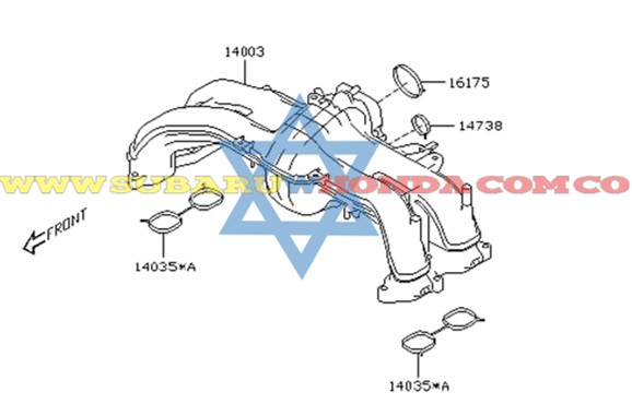 Empaque múltiple Admision Forester 2013