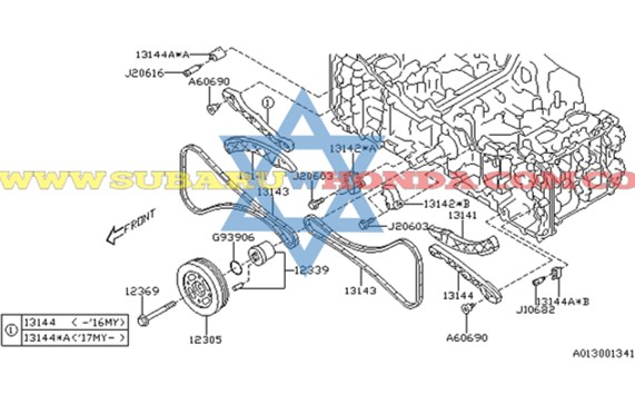 Kit de distribucion Forester 2013