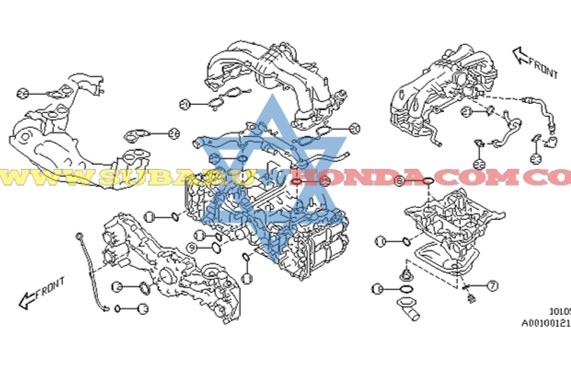 Motor Subaru Forester 2013