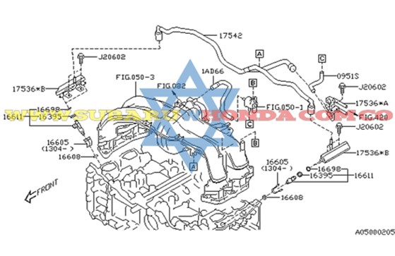 Regulador gasolina Forester 2013