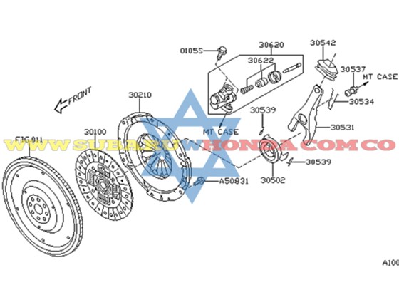 Balinera de clutch Forester 2014