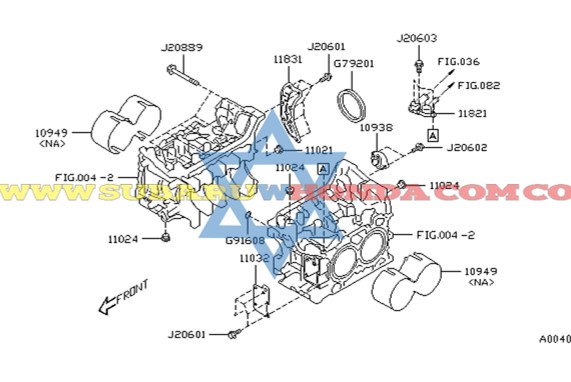 Camisas Subaru Forester 2014