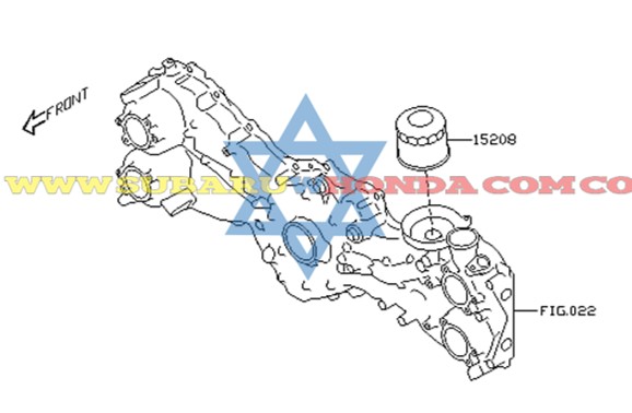 Filtro de aceite Forester 2016