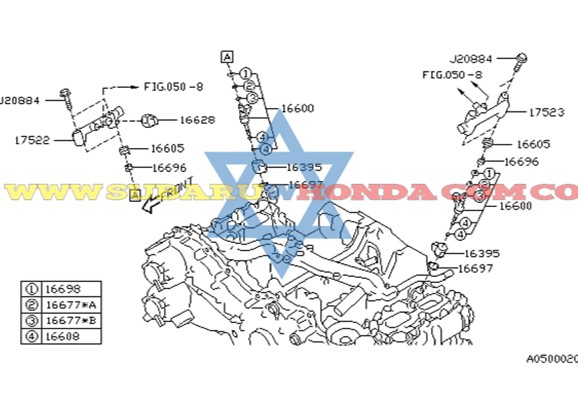 Inyectores Subaru Forester 2016