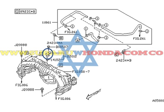 Sensor MAP Forester 2014