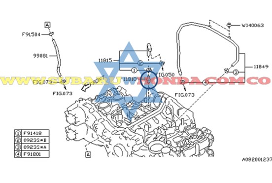 Sensor PCV Forester 2014